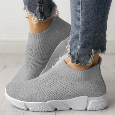 

Women Shoes Plus Size 40 Sneakers Women Summer Gym Shoes 2019 Breathable Flyknit White Sneakers Zapatillas Mujer Casual Krasovki