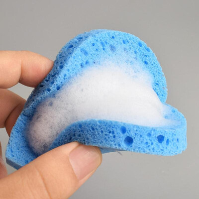 

Heart Shaped Wood Pulp Cotton Face Wash Cleansing Sponge Soft Cosmetic Puff