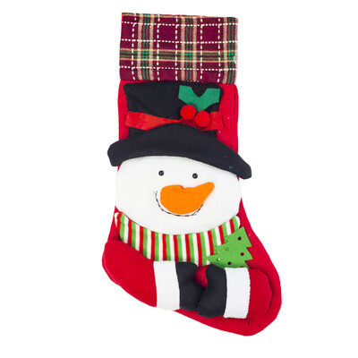 

〖Follure〗Christmas Gift Bag Santa Claus Snowman Xmas Decoration Ornament Sock Decors A