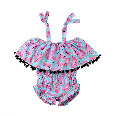 

Lovely Toddler Newborn Baby Girl Watermelon Print Romper Jumpsuit Playsuit Clothes Outfits Sunsuit Set