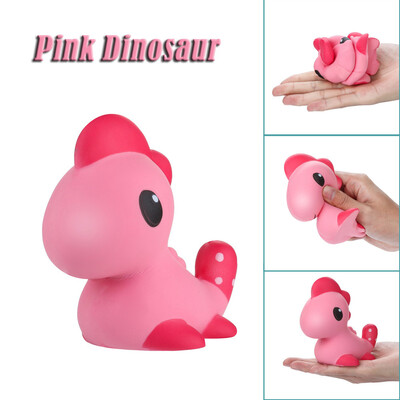 

YIWULASqueeze Stress Reliever Cute Pink Dinosaur Cream Scented Slow Rising Toys Gifts