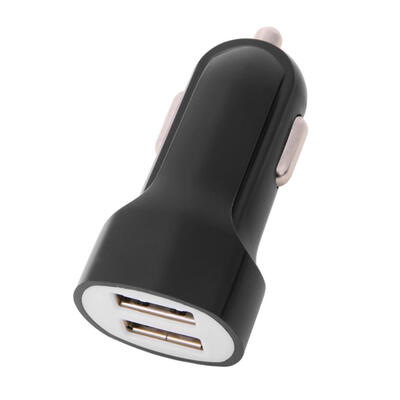 

Dual USB 31A Mobile Phone Car Charger 2 Port USB Power Adapter wVoltmeter