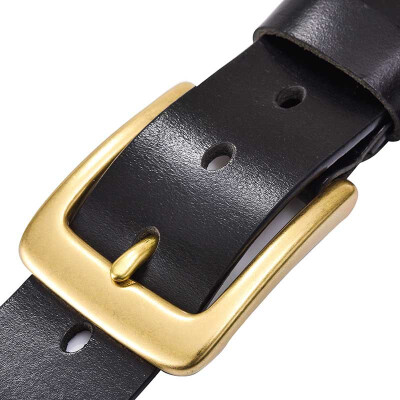 

Lengthen 140 large size mens leather belt headless belt strip Automatic buckle belt business buckleless belt belt