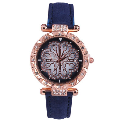 

Womens watch fashion new quartz belt to run the watch