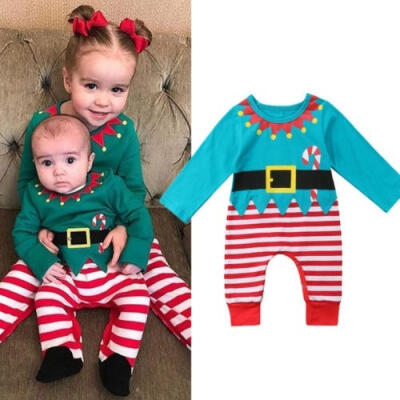 

Newborn Baby Girls Boys Romper Jumpsuit Bodysuit Christmas Outfits Clothes