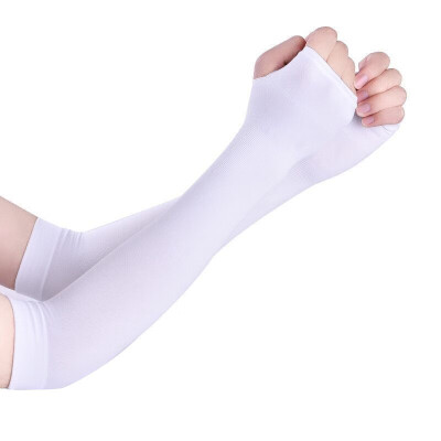 

UV Protection Protect Cover Cycling Long Sun Arm Sleeves Comfortable Ice Silk Sunscreen Sleeves Arm Warmer Half Finger Sleeves