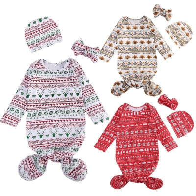 

Newborn Kids Baby Girl Boy Outfit Clothes Romper Jumpsuit BodysuitHeadband Set