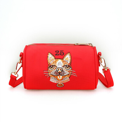 

Personality fashion small cloth bag single shoulder bag cartoon mobile phone bag leisure simple Bucket Bag
