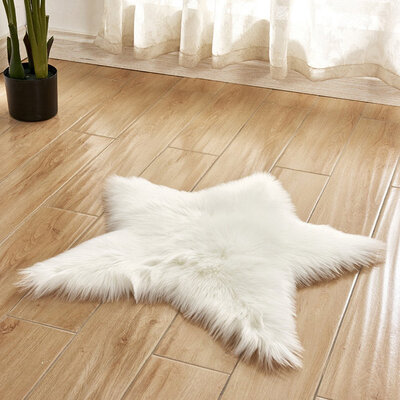 

Star Rug Kids Children Anti-Skid Fluffy Area Home Bedroom Floor Door Fur Carpet Mats Rugs