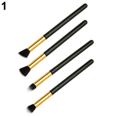 

4Pcs Lady Fashion Makeup Cosmetic Tool Eyeshadow Foundation Blending Brush Set