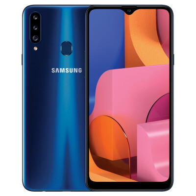 

Samsung Galaxy A20s SM-A2070 fantasy blue 4GB64GB rear three-shot long battery life 65-inch beautiful V video mobile phone