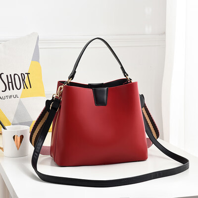 

New bag women Korean tide single-shoulder single-shoulder single-shoulder single-shoulder simple hand-held womens bucket b
