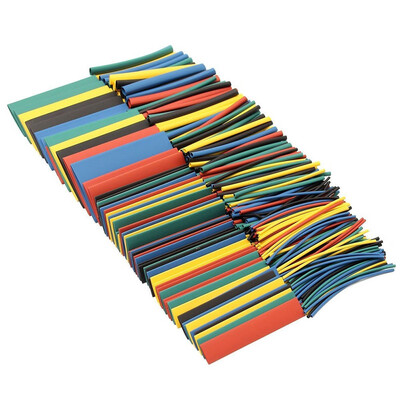 

〖Follure〗410 Pcs Heat Shrink Tubing Tube Assortment Wire Cable Insulation Sleeving Kit