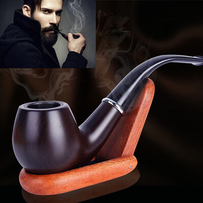 

JPGIF 2017 New Retro Enchase Durable Resin Smoking Pipe Tobacco Pipes Cigar Gift