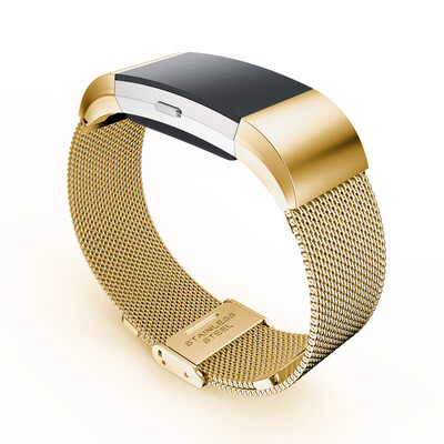 

〖Follure〗Milanese Stainless Steel Watch Band Strap Bracelet For Fitbit Charge 2 BK