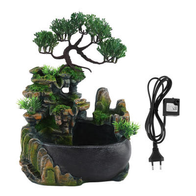 

Greensen Waterfall Desktop Fountain With Color Changing Led Lighting Zen Meditation Waterfall