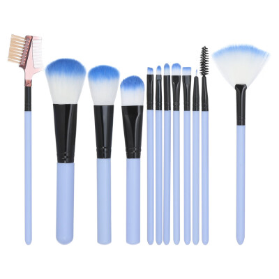 

〖Follure〗12PCS Make Up Foundation Eyebrow Eyeliner Blush Cosmetic Concealer Brushes