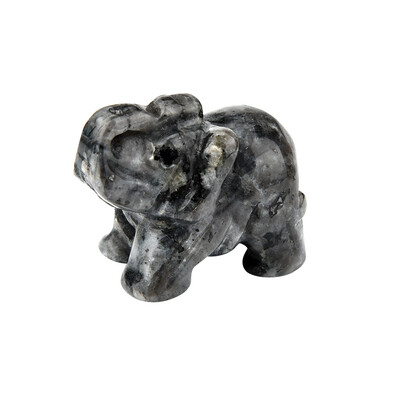 

Siaonvr 1Pcs Hand Carved Elephant Jade Gemstone Ornament Craft Paperweight