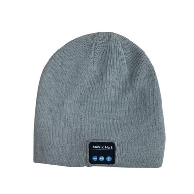 

Outdoor Winter Knitted Music Hat Beanie Headset Hands Free Smart Wireless Headphones Rechargeable BT Cap with Built-in Stereo Spea
