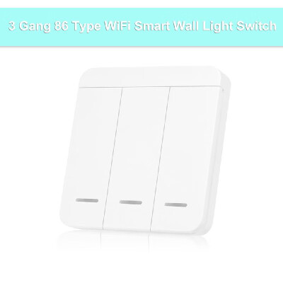 

1 2 3 Way Smart Wall Light Switch Wireless Switch No Hub Require Adhesive Receiving Frequency 315MHZ433mhz