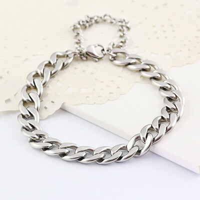 

Fashion personality male bracelet titanium steel tide male domineering hip hop bracelet
