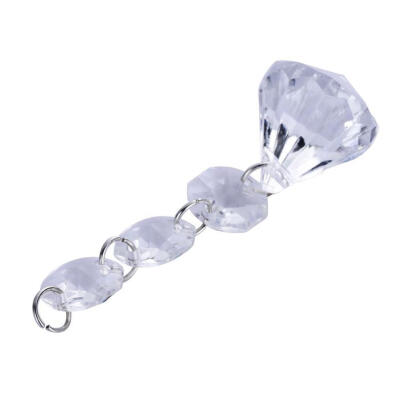 

10pcs Acrylic Crystal Diamond Beads Garland Hang Wedding Party Decor