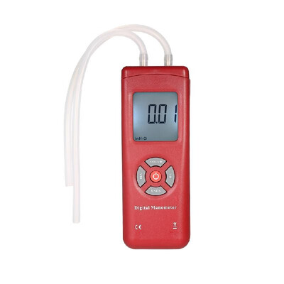 

Professional Hand-held LCD Digital Dual-port Manometer Differential Air Pressure Gauges Tester with 11 Units of Measurement±1378