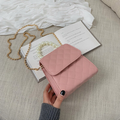 

Advanced sense bag foreign air female bag 2019 new fashion tide Korean version of the wild single shoulder Messenger bag rhombic chain bag