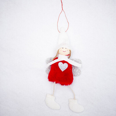 

New Cute Angel Plush Doll Christmas Decoration Pendant Creative Christmas Tree Ornaments Christmas Decoration For Home