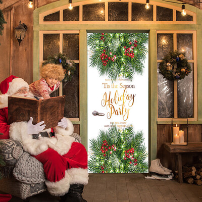 

Tailored Christmas Street Sign Door Cover Holiday Covers Decoration 30-Inch By 65-Feet
