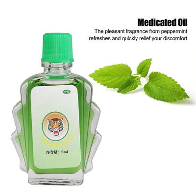 

Greensen 6ml Refresh Medicated Oil Green Relief Pains Muscles Sprains Cold Flu CoughMedicated Oil Green Medicated Oil