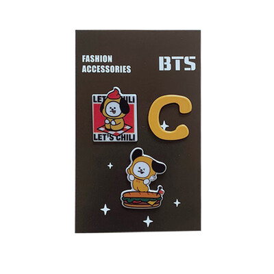 

3 Pack Kpop BTS Brooch Pin Kpop Bangtan Boys Brooches