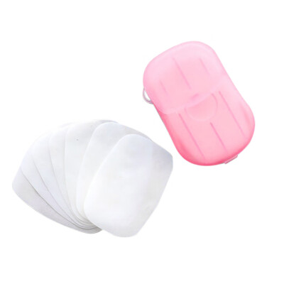 

JPGIF 20Pcs Disposable Hand Washing Tablet Travel Carry Toilet Soap Paper