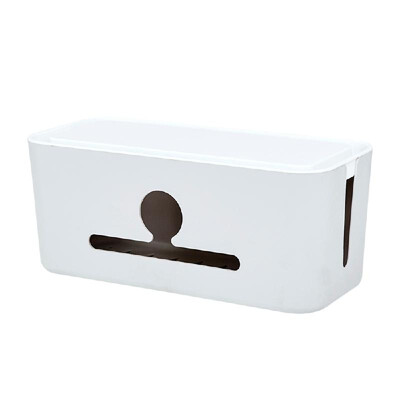 

Charging Cable Management Box Case Power Cord Cover Organizer with Phone Stand Data Cable Wires Hider for Home Office