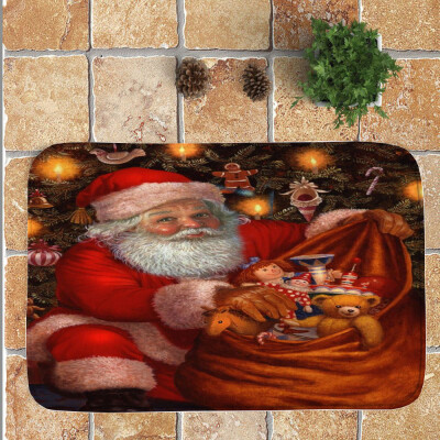 

Tailored Christmas Festival Entrance Door Bathroom Mat Indoor Bath Decor