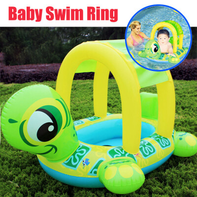 

〖Follure〗New Sunshade Baby Infant Float Seat Car Flamingo Boat Inflatable Swim Ring Pool