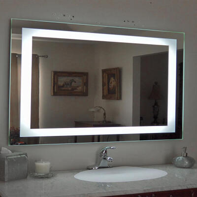 

Anti-fog Wall Mounted Lighted Vanity Mirror LED Bathroom MirrorRectangle