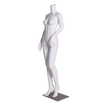 

Plastic Headless Steel Base Female Mannequin