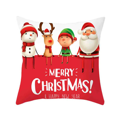 

Siaonvr Christmas Pillow Cover Decor Pillow Case Sofa Waist Throw Cushion Cover
