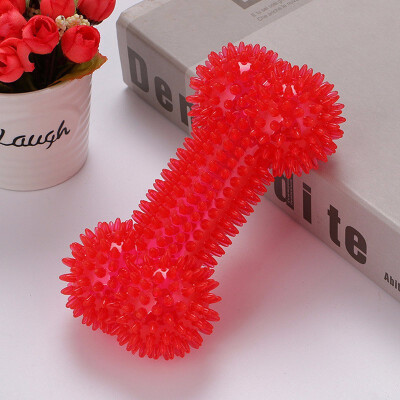 

Dog Rubber Bone Chew Squeak Toys