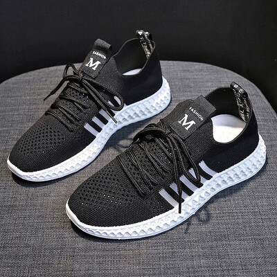 

Mesh breathable sneakers womens summer tide shoes Joker 2019 spring fly Vega shoes Western style white Torre shoes