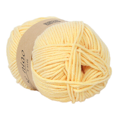 

Gobestart 1PC 50g Chunky Colorful Hand Knitting Baby Milk Cotton Crochet Knitwear Wool A