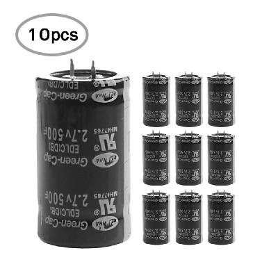 

10pcs 27V 500F Capacitors Car Capacitor Farad Capacitor Super Farad Capacitor 3560mm