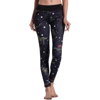 

Sexy Fitness Leggings Stars Sky Print Women Yoga Pants Push Up Gym Wear