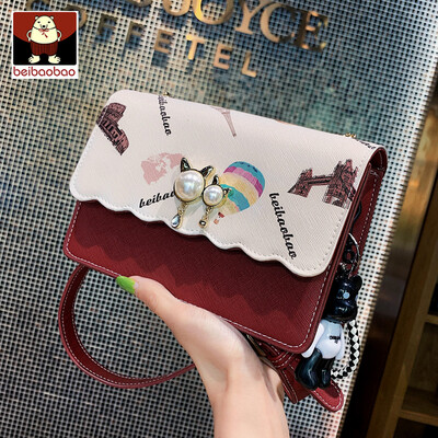 

Summer small bag woman 2019 new Korean version leisure printing small square bag with one shoulder oblique bag tide