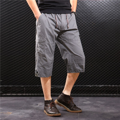 

SQSI cropped trousers thin section summer sports shorts male students beach leisure 4950