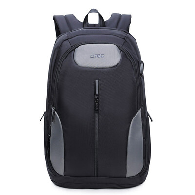 

DTBG laptop bag business commuter backpack black USB rechargeable laptop bag 8230
