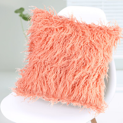 

Long Plush Throw Pillow Cover Fur Sofa Pillow CoverThrow Fur Fluffy Sofa Pillow Soft Plush Luxury Cushion Cover Home Decor