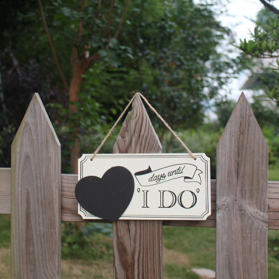 

Gobestart Chalkboard Decoration Supplies Mini Wooden Engagement Wedding Marriage Sign