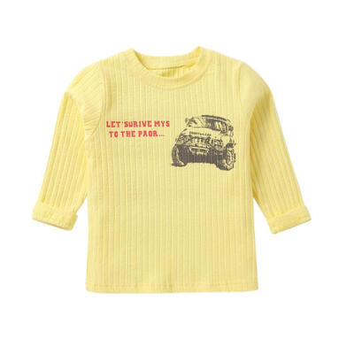 

Autumn Cute Soft T-shirt Casual O-Neck Boy Children Knit Long Sleeve Tops